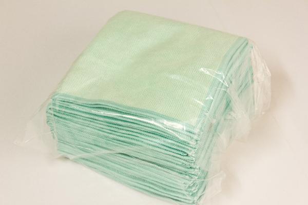 Grøn mikrofiber klud (1 pakke å 10stk)