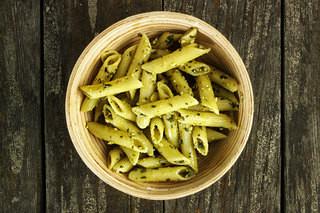 Penne med grøn pesto (2KG)